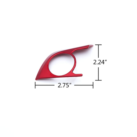 3pcs Red ABS Steering Wheel Frame Cover Trim for Toyota Camry 2018-2024, Fit Toyota Corolla Hatchback 2019-2024