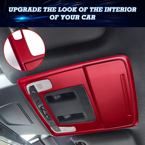 Set Red ABS Interior Reading Light Panel Moulding For Honda Civic 11th Gen 2022