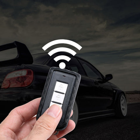 for Mitsubishi Outlander Key Fob Cover with Keychain - Carbon Fiber Pattern Soft Silicone Key Fob Case Holder Fit Mitsubishi Lancer Evolution