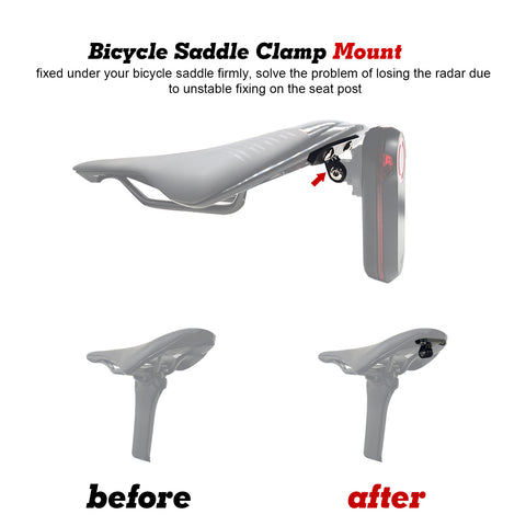 Bike RCT715 Tail Light Mount Combo, Compatible with Most Lynx Saddle S-WORKS SWAT & MOST LYNX - Type B