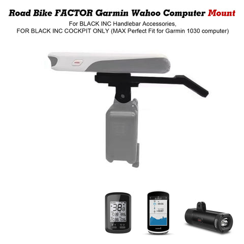 Road Bicycle FACTOR Garmin/Cateye Computer Mount For BLACK INC Handlebar Holder