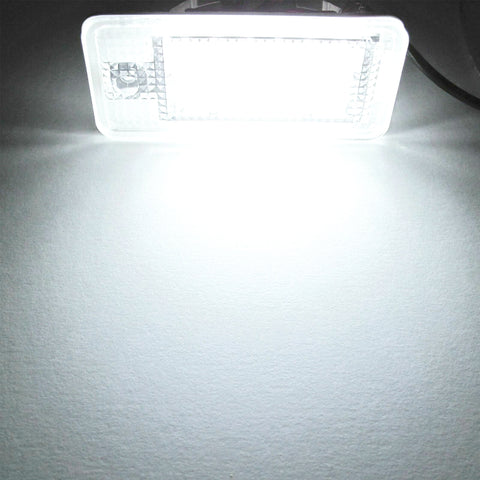 No Error Canbus 6000K White LED License Plate Light Lamp For Audi A4 A3 8P A6 Q7