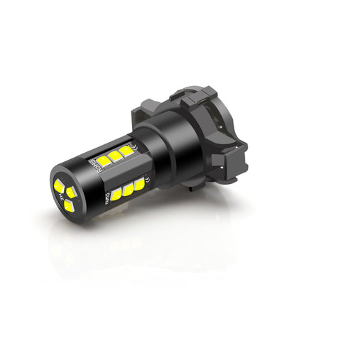 Xotic Tech 8000K Ice Blue Front Turn Signal Light PY24W LED Bulbs For BMW E90 E92 M3 X5 X6 Z4