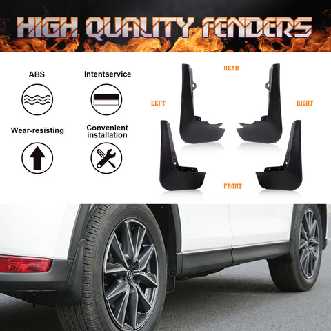 Front Rear Mud Flaps Mudguard Splash Guards Accessories For Mazda CX5 2017-2022