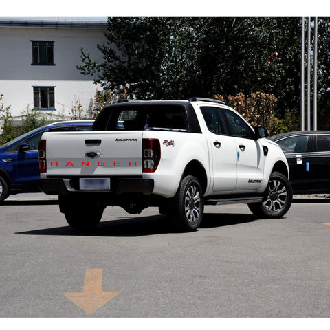 Matte Black / Red / White / Silver Rear Trunk Tailgate Vinyl Decal Insert Letter Sticker for Ford Ranger 2019