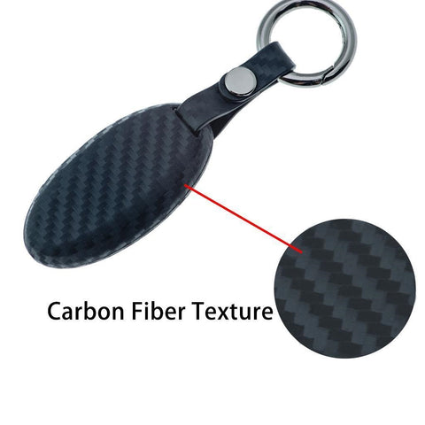 Carbon Fiber Style Soft Silicone Remote Smart Key Cover Case for Nissan 370Z Altima 3 4 5 Buttons Black