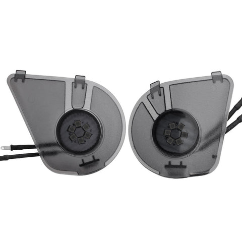 2x Ice Blue LED Under Side Mirror Puddle Light Smoked Lens Lamp For Dodge RAM 1500 2500 3500 2010-2019