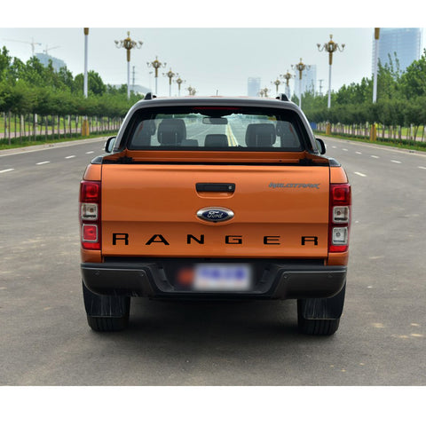 Matte Black / Red / White / Silver Rear Trunk Tailgate Vinyl Decal Insert Letter Sticker for Ford Ranger 2019