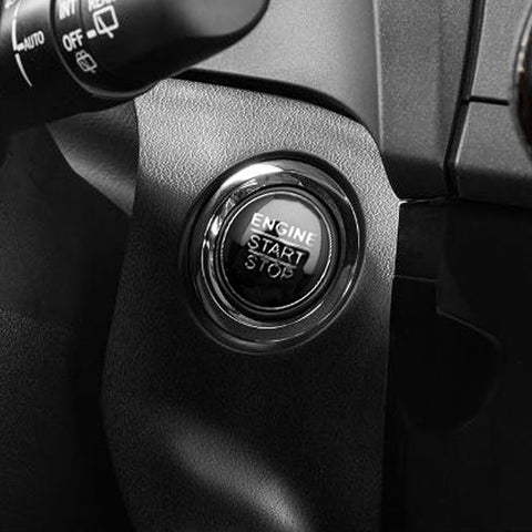 Blue / Black / Red Keyless Engine Push Start Stop Button Cap Trim for Toyota Camry Tacoma Corolla Prius Avalon Yaris