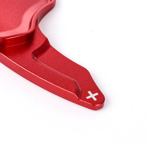 Red Alloy Steering Wheel Paddle Shifter Extension For Cadillac CT4 CT5 XT4 XT6