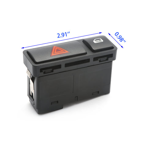 Hazard Warning Flasher Light Switch Door Central Lock Locking Button for BMW 3 Series E46 E53 E85 325 X5 1999-2008 61318368920