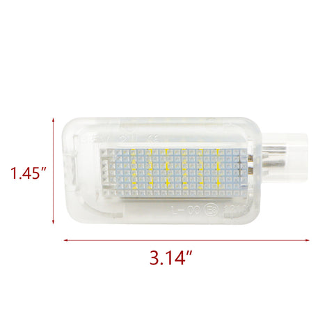 1pcs Xenon White 18-SMD LED Trunk Cargo Area Light Assembly for Honda Acura