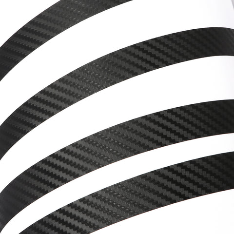 Window Trim Chrome Delete Blackout Overlay Pre-cut Genuine Vinyl KK For Toyota Camry 2018-2025 - Carbon Fiber Pattern