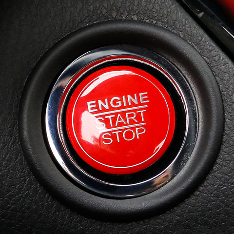 Blue/ Black/ Red Keyless Engine Start Stop Push Button Cover Trim for Lexus GS ES IS RC 2014+ NX RX 2016+