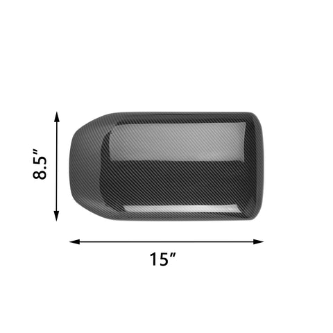 Carbon Fiber Texture Inner Central Console Armrest Box Cover Trim For Toyota RAV4 2019-2024