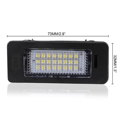 No Error LED License Plate Light For Audi A1 A6 A7 TT VW Volkswagen Jetta Passat