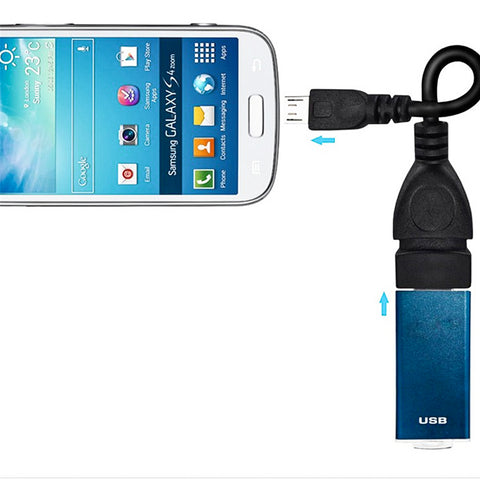 1x Micro USB OTG Host Cable Adapters Male to USB 2.0 Female for Android Phone Samsung Galaxy Tablet