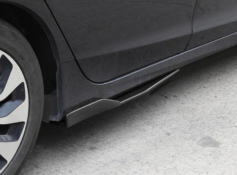 Gloss Black Side Skirt Rocker Winglets Splitters Extensions Diffusers Lip Wind Wing Body Kit Compatible With Most Cars Universal Fit