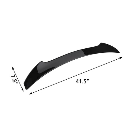 Gloss Black Rear Trunk Duckbill Spoiler Wing For Honda Civic Hatchback 2017-2021