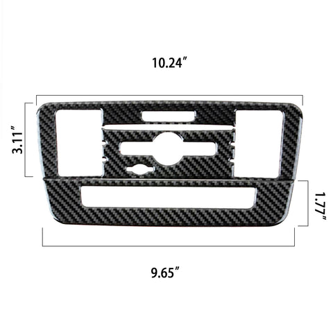 Real Carbon Fiber Console Multimedia Control Frame For Mercedes GLA CLA 13-21