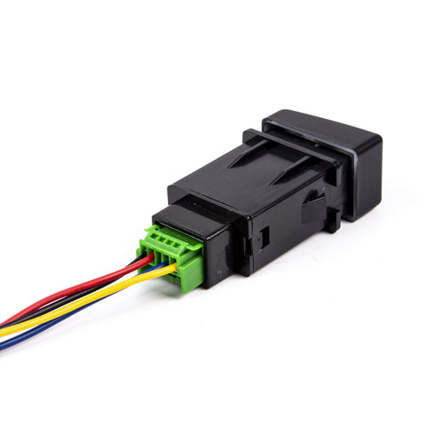 OE Fit 4-Pole 12V Push Button Switch w/LED Indicator Lights For Isuzu MU-X D-MAX