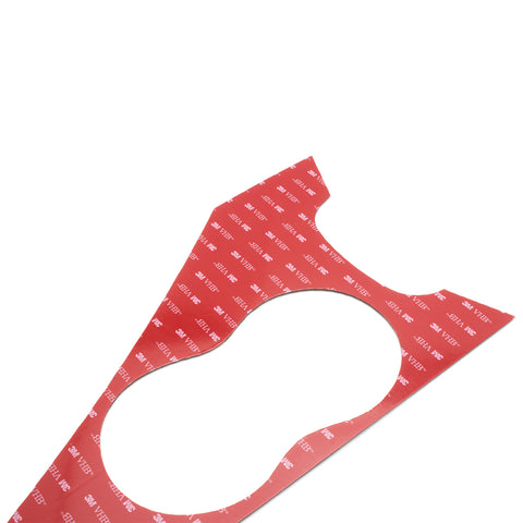 Carbon Fiber Look Car Interior Center Console Cup Holder Panel Trim Frame Cover Decor for Infiniti Q50 2014-2023