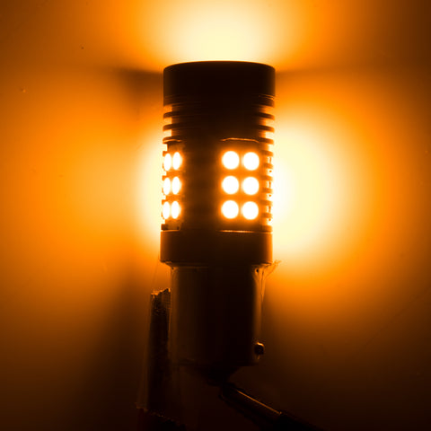 2x 30-SMD LED 1156 BA15S Bulb for Brake Tail Stop Light Front Rear Turn Signal Lamp Parking Backup Reverse Light DRL Error Free