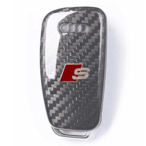 2 x Audi S-line Logo Badge Car Remote Key Fob Decal Steering Wheel Sticker for Audi A3 A4 A6 Q5 Q7 A7 A5 RS