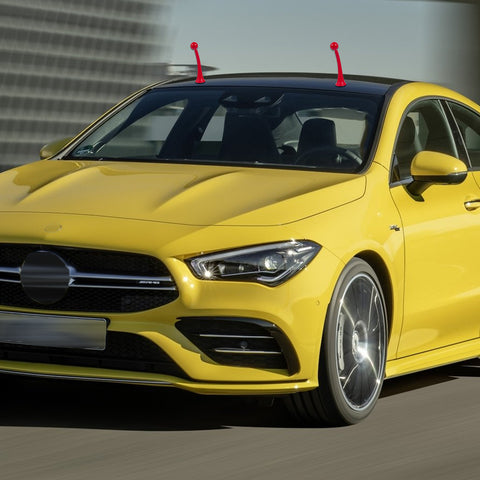 Red Creative Tentacles Decor Exterior Roof Ornaments Universal for Cars, Helmets