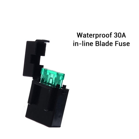 Universal 9ft Relay Wiring Harness Kit for LED Work Light Bar Off-Road 72W~300W - 40A 12V ON / OFF Switch