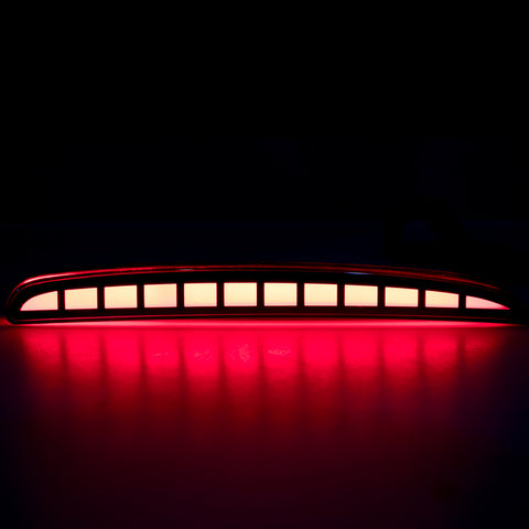 Rear Bumper Reflector LED Brake Fog Light for Honda Civic Hatchback SI,Type R 2016-2019