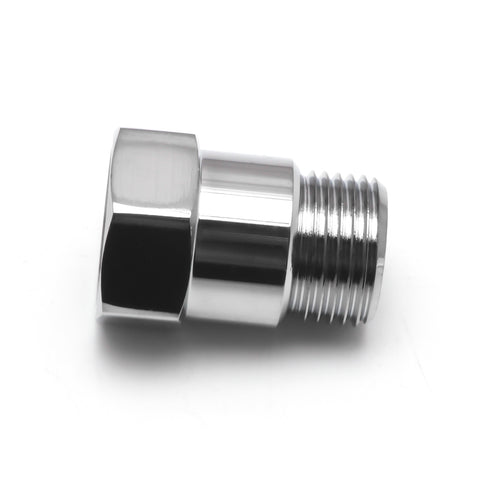 2x O2 Oxygen Sensor Extender Entension Steel Nickel Spacer Adapter M18x1.5 Thread Bungs 32mm Cel Fix Check Engine Light Silver