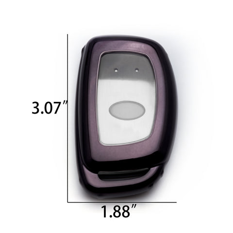 Blue / Black / Red Soft TPU Full Protection Remote Key Fob Case Cover for Hyundai Accent Santa Fe Elantra Tucson 3/4-Button Key