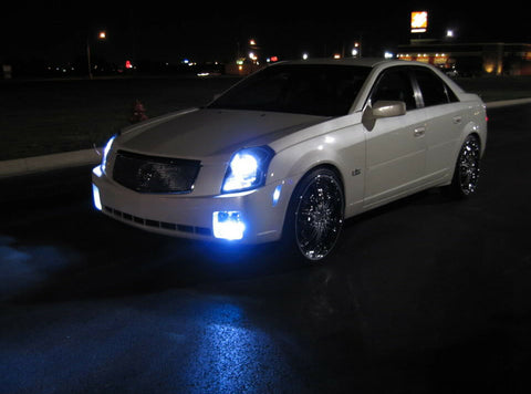 2pcs H16 5202 COB LED Bulb Ice Blue 8000K for DRL Driving Fog Light Replacement