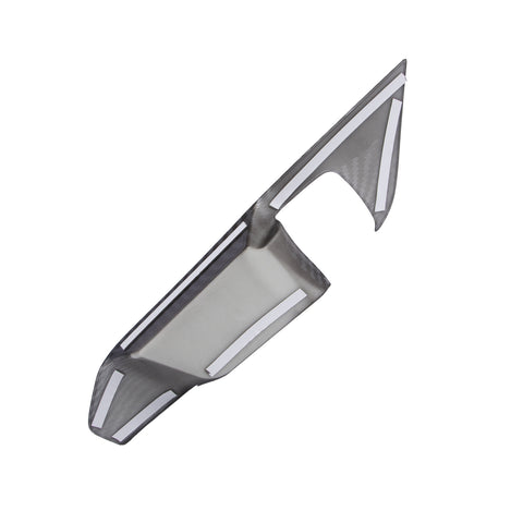 4x Carbon Fiber Black Interior Door Handle Bowl Cover Trim For Toyota RAV4 2019-2024