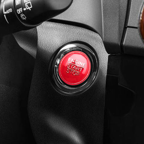 Blue / Black / Red Keyless Engine Push Start Stop Button Cap Trim for Toyota Camry Tacoma Corolla Prius Avalon Yaris