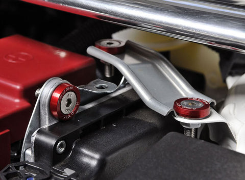 Blue / Black / Red / Gold / Purple / Silver Fender Bumper Washer Bolt, CNC Finishing Washer Engine Bay Screw Dress Up Fastener Kit