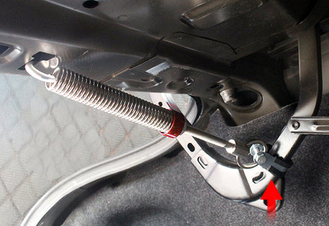 Flexible Adjustable Automatic Open Car Trunk Tail Boot Lid Lifting Spring Device Vehicle Auto Part Metal Silver Red 6''-9'' Fit Cars Without Hydraulic Rod Lifting Device