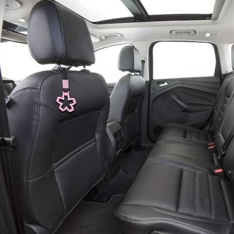 Pink Tsurikawa Handle Ring Sakura Shaped Japanese Car Warning Loop Decoration