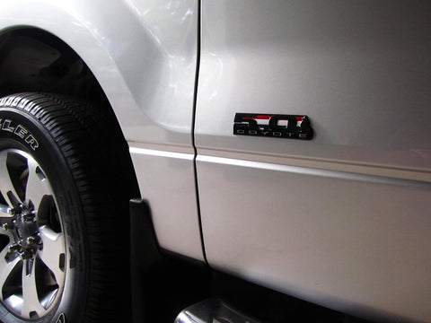 Black 5.0 COYOTE Emblem Badge Fender Tailgate For Ford Mustang F-150 BOSS 302