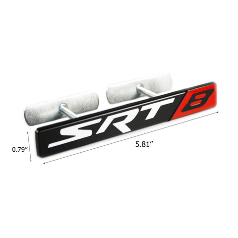 HEMI SRT 8 Emblem Badge Sticker For Dodge Charger RAM Viper Chrysler Jeep Trunk Lid Front Grill