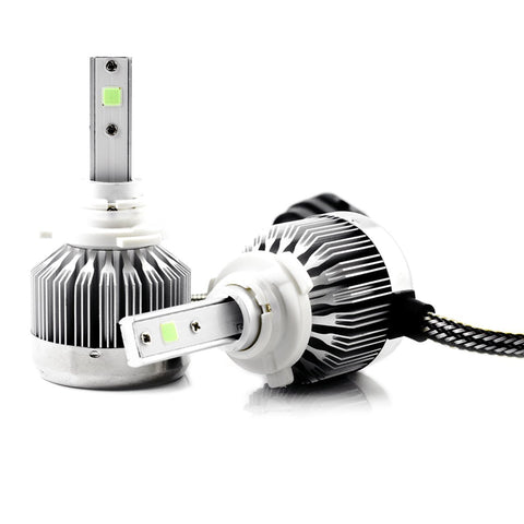 2x 9005 HB3 Ice Blue 8000K COB LED Headlight Bulbs Conversion Kit For High/Low Beam Daytime Running Lights (Newest Model)