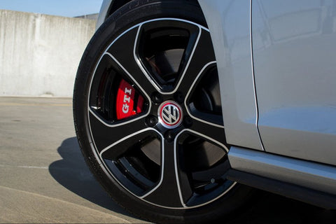 4 Pieces Blue / Red Pack Car Wheel Center Cap Hub Rings Alloy Decoration For VW Volkswagen Caddy EOS Golf Jetta Passat CC Phaeton Scirocco Sharan Tiguan Touran Transporter