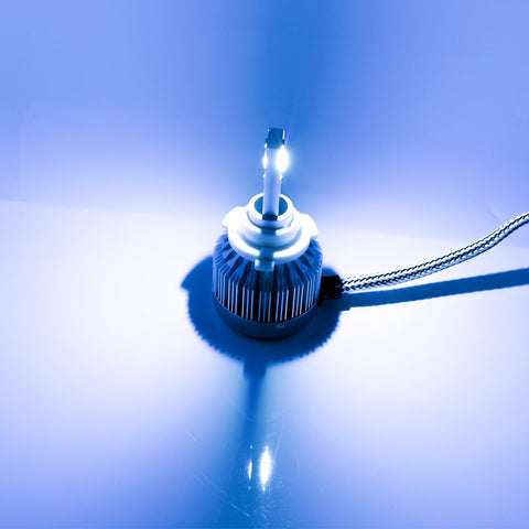 2x 9005 HB3 Ice Blue 8000K COB LED Headlight Bulbs Conversion Kit For High/Low Beam Daytime Running Lights (Newest Model)