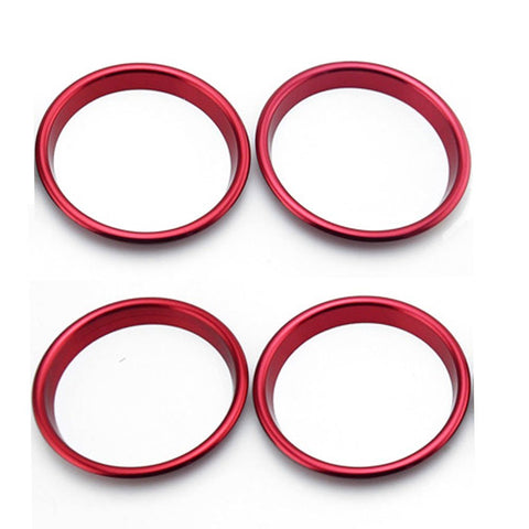 4pcs Chrome Car Auto AC Vent Outlet Decoration Ring Cover Trim for Audi A3 NEW