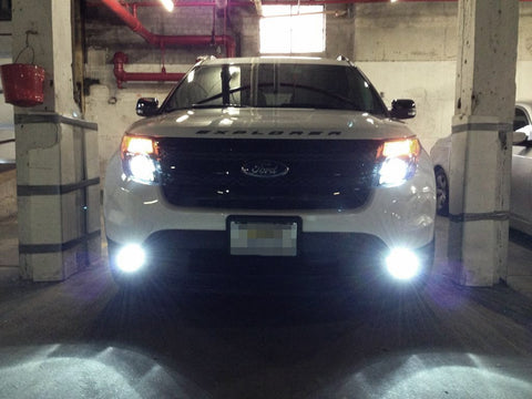 2x Bright White 5202 2504 H16 Luxeon LED Bulbs DRL Daytime Driving Fog Lights Lamps