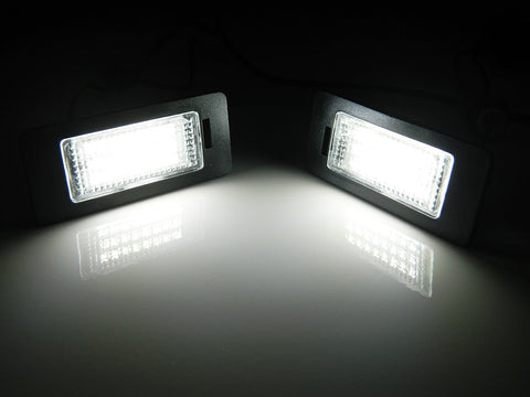 Super White Error Free LED License Plate Lights For Audi B8 A4 A5 S4 S5 Q5 TT