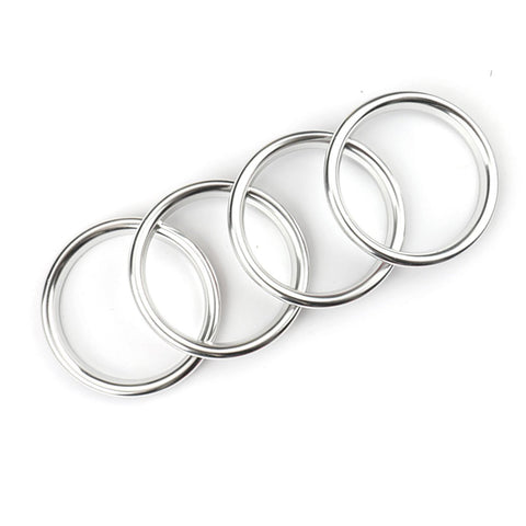 4pcs Chrome Car Auto AC Vent Outlet Decoration Ring Cover Trim for Audi A3 NEW