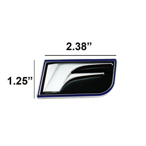 3D Metal F Sport Auto Emblem Body Trunk Lid sticker decal badge for Lexus GS200t IS200t CT200h ES300h ES350 GS F LS600h