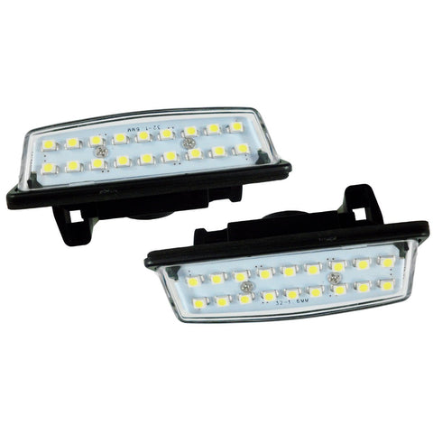 Direct Fit White LED License Plate Light Lamps For Nissan Altima Maxima Murano